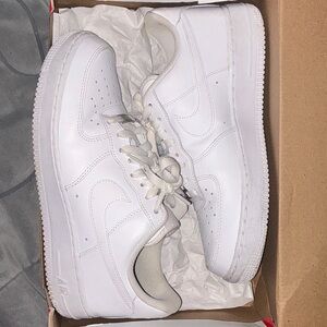 Nike All-White Athletic Shoes